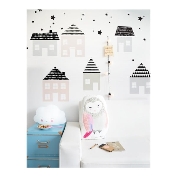 Little Town 6 db-os falmatrica szett - Dekornik-image-1