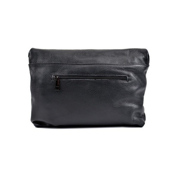 Elisa fekete crossbody bőrtáska - Roberta M-image-2