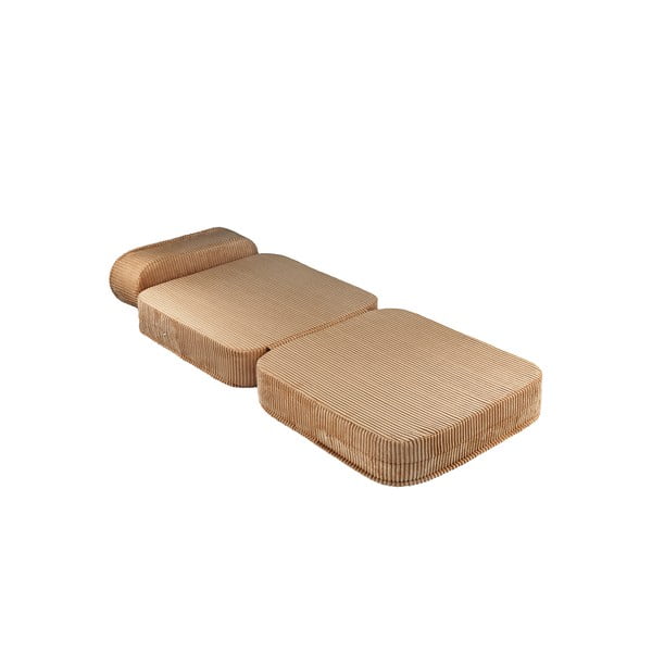 Barna kordbársony gyerek fotel Flip – Wigiwama-image-2