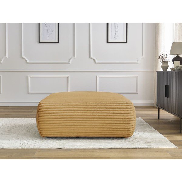 Mustársárga kordbársony lábtartó Lucien – Bobochic Paris-image-1