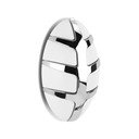 Fehér-fényes ezüstszínű fali műanyag akasztó Bug – Spinder Design