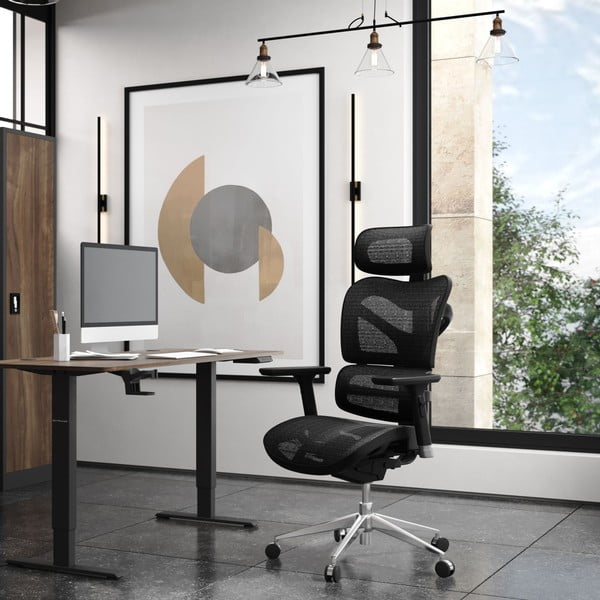 Fekete irodai szék V-Commander – Diablo Chairs-image-1