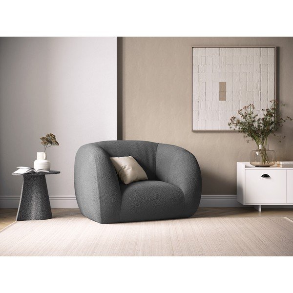 Szürke buklé fotel Essen – Cosmopolitan Design-image-4
