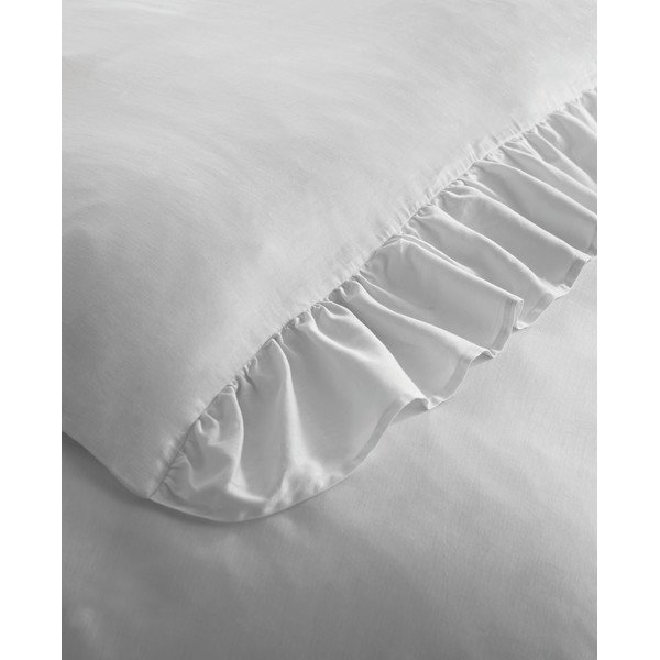 Frill szürke pamut ágyneműhuzat, 200 x 200 cm - Bianca-image-3