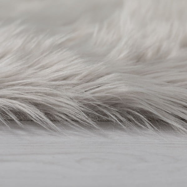Sheepskin szürke szőnyeg, ⌀ 120 cm - Flair Rugs-image-3