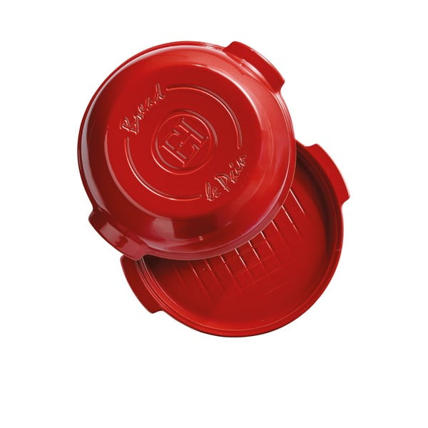 Piros kerámia kenyérsütő forma, ⌀ 29,5 cm - Emile Henry-image-3