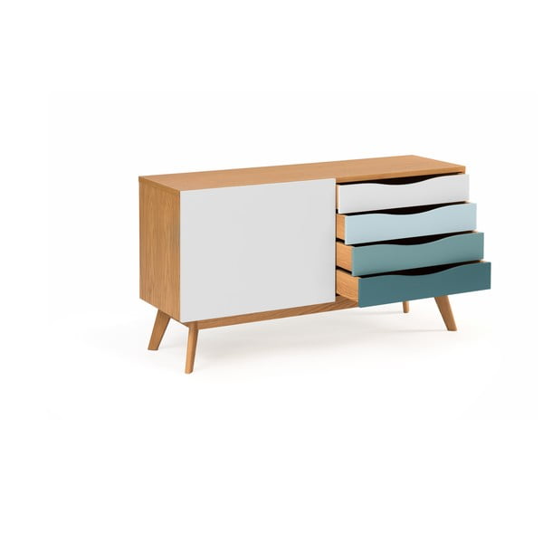 Avon komód kék fiókokkal - Woodman-image-2