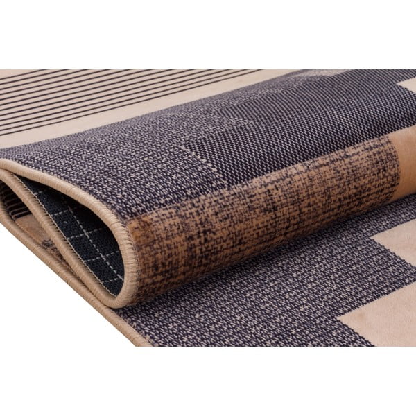 Barna-bézs mosható futószőnyeg 300x100 cm - Vitaus-image-3