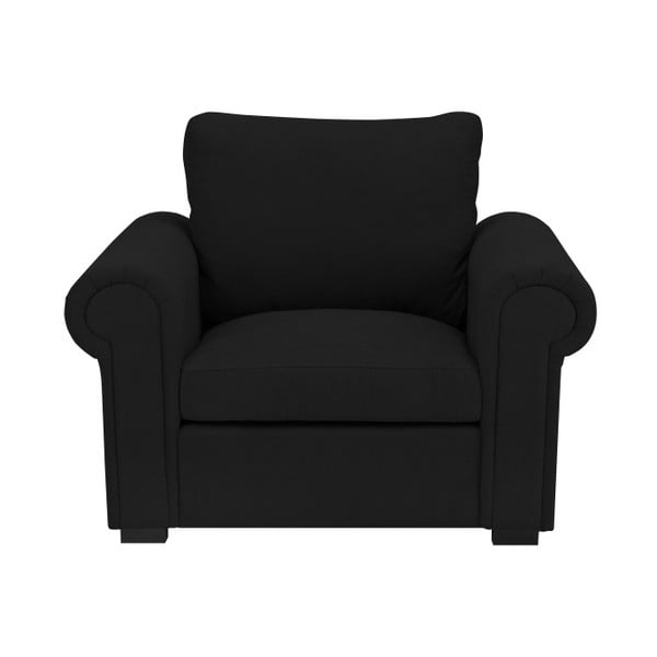Hermes fekete fotel - Windsor & Co Sofas