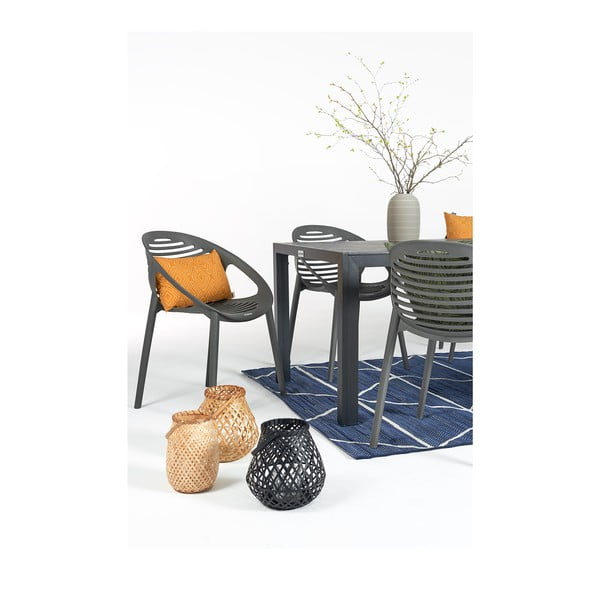 Joanna Thor szürke 6 személyes kerti bútorszett - Le Bonom-image-2