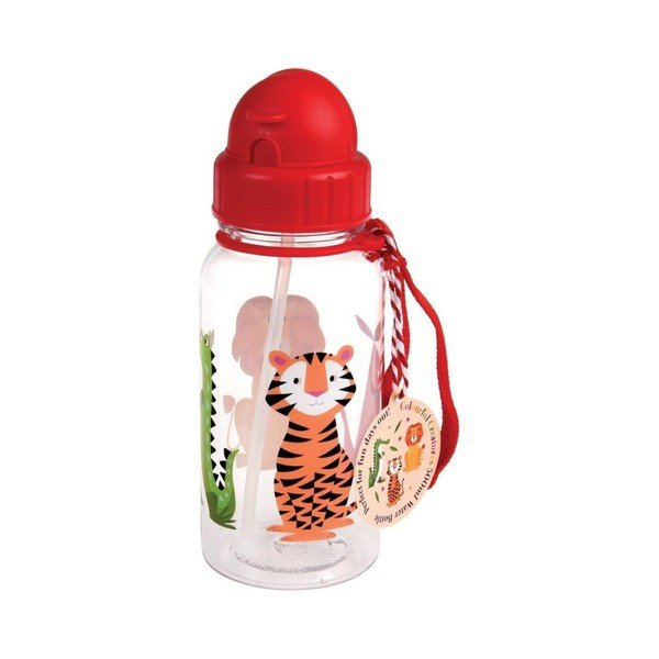Piros tritán gyerek ivópalack 500 ml Colourful Creatures – Rex London