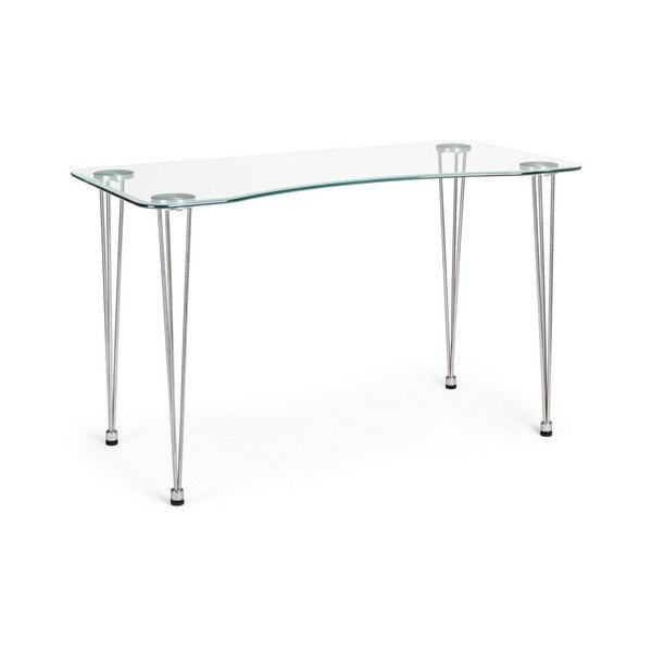 Íróasztal üveg asztallappal 60x120 cm Rondo – Bizzotto