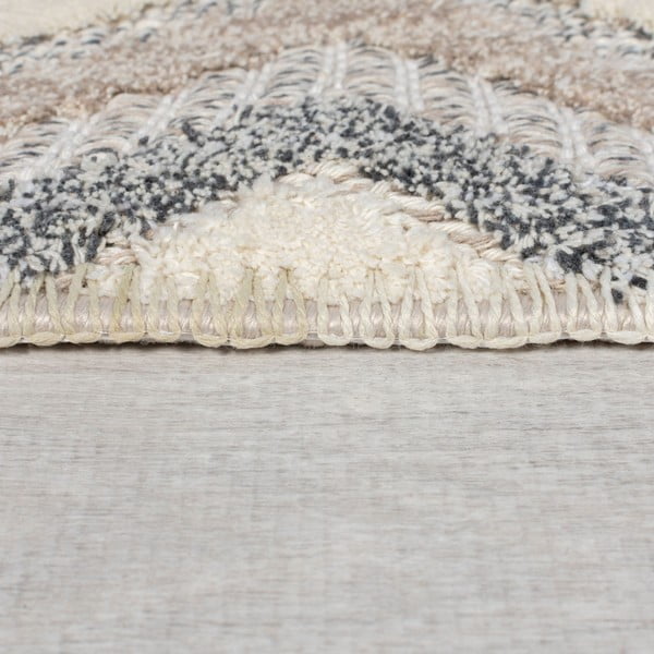 Szürkésbézs mosható szőnyeg 78x150 cm Beckett – Flair Rugs-image-4