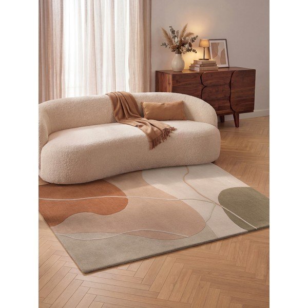 Törtrózsaszín gyapjú szőnyeg 160x230 cm Arteo – Villeroy&Boch-image-1