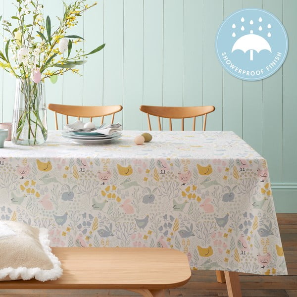 Pamut asztalterítő 137x178 cm Cottage Friends – Catherine Lansfield-image-3