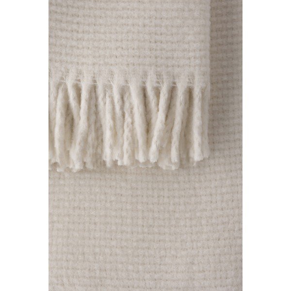 Zen krémszínű pamutkeverék pléd, 140 x 180 cm - Euromant-image-1