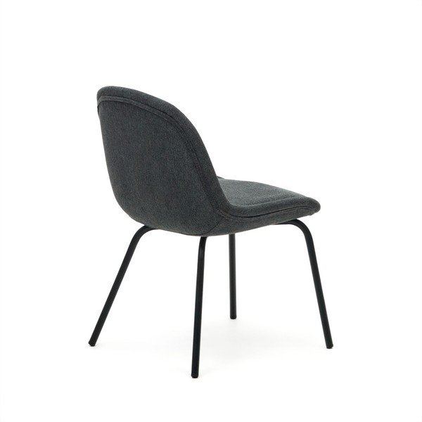Sötétszürke étkezőszék szett 4 db-os Aimin – Kave Home-image-3