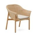 Natúr színű rattan kerti szék Galea – Kave Home