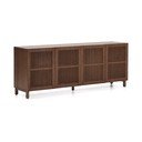 Sötétbarna komód diófa dekorral 181x71,5x42,5 cm Beyla – Kave Home