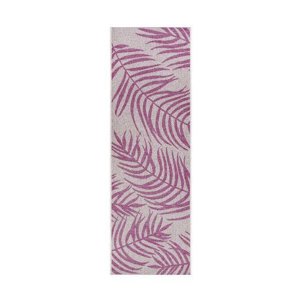 Palmera rózsaszín-bézs kültéri futószőnyeg, 70 x 300 cm - NORTHRUGS