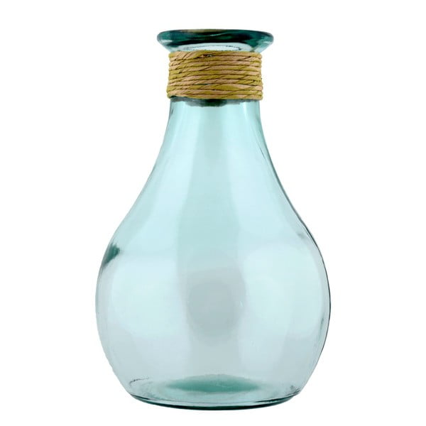 LISBOA újrahasznosított üveg váza, magasság 31 cm - Ego Dekor
