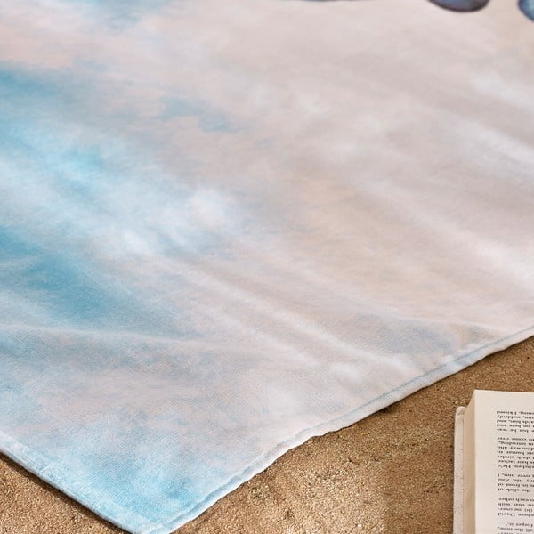 Kék pamut strandtörölköző 76x160 cm Octopus – Catherine Lansfield-image-2