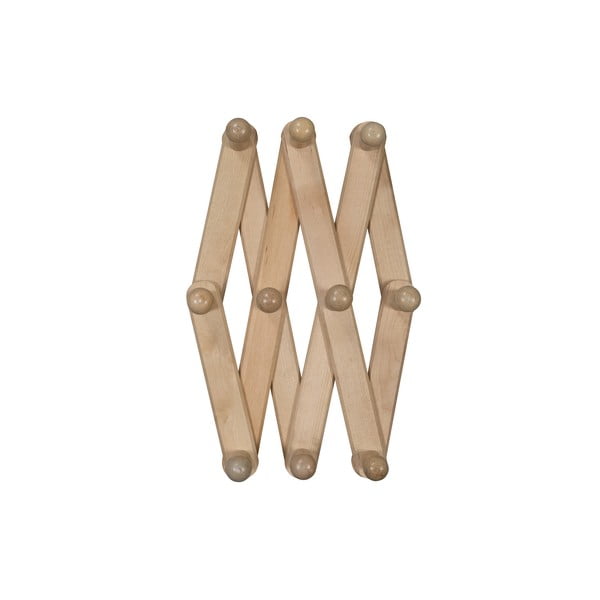 Natúr színű nyírfa fali fogas Levin – WOOOD-image-4