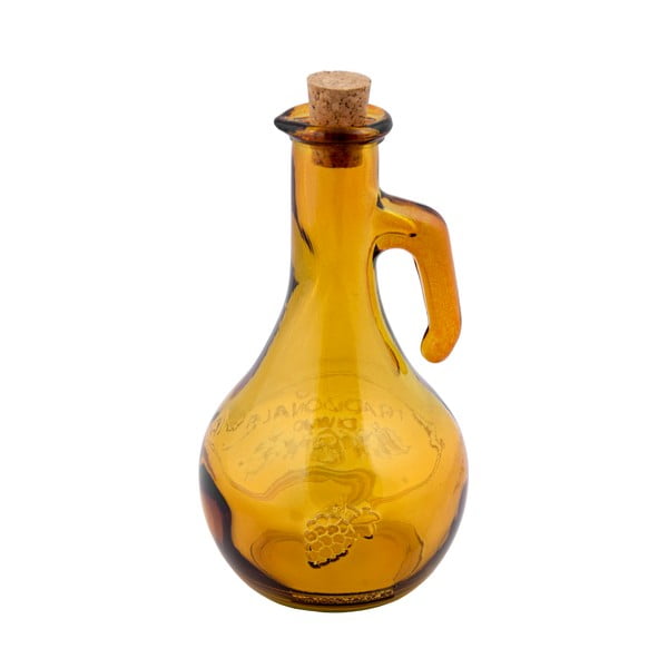 Di Vino sárga ecettartó újrahasznosított üvegből, 500 ml - Ego Dekor