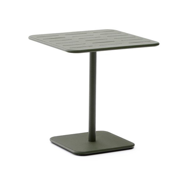 Acél kerti étkezőasztal 70x70 cm Brai – Kave Home