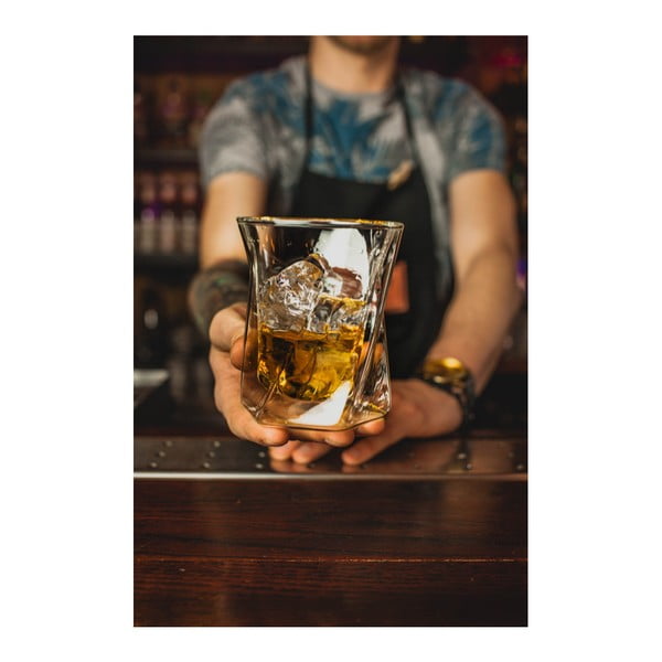 Duplafalú whiskeys pohár, 300 ml - Vialli Design-image-3