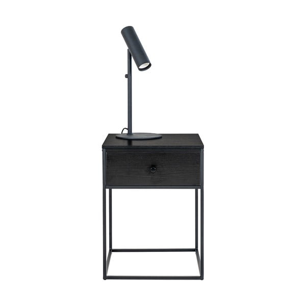 Fekete éjjeliszekrény Vita – House Nordic-image-4