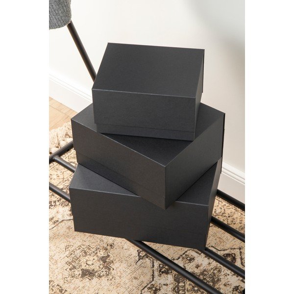 Fedeles karton tárolódoboz szett 3 db-os Ilse – Bigso Box of Sweden-image-1