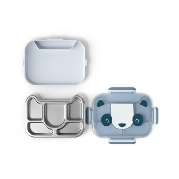 Gyerek uzsonnásdoboz Wonder Blue Panda - Monbento-image-4