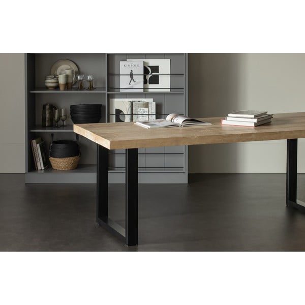 Étkezőasztal mangófa asztallappal, 180 x 90 cm - WOOOD-image-1