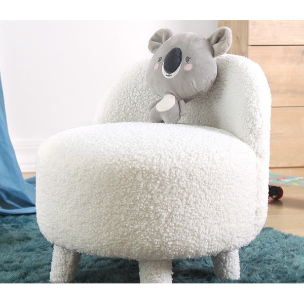 Fehér buklé gyerek fotel Moouv – Artie-image-4