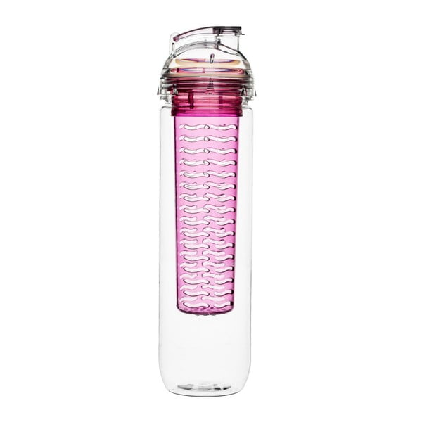 Fresh rózsaszín palack szűrővel, 800 ml - Sagaform