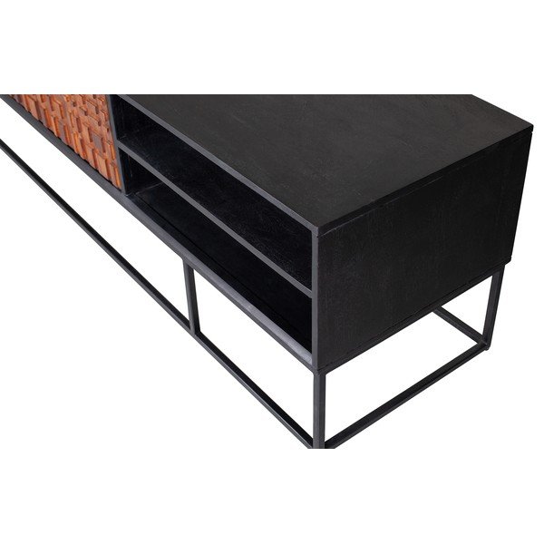 TV-állvány egzotikus sheesham fából - BePureHome-image-3