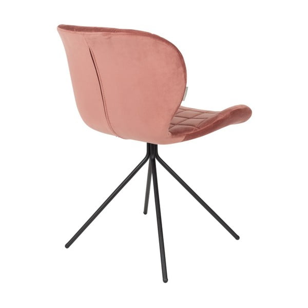 OMG Velvet rózsaszín szék, 2 db - Zuiver