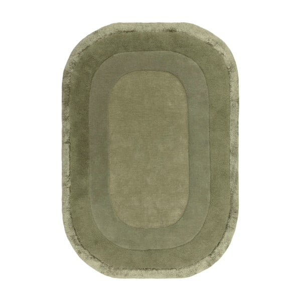 Zöld kézi szövésű gyapjú keverék szőnyeg 160x230 cm Halo – Asiatic Carpets