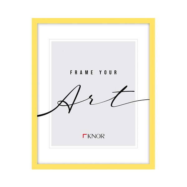 Sárga álló-fali képkeret 12x17 cm – knor-image-1