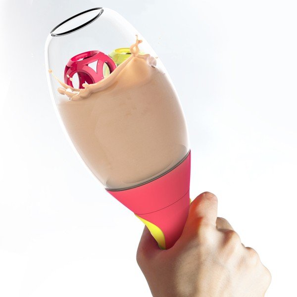 Samba Smoke Red shaker, 600 ml - Asobu-image-1