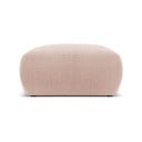 Rózsaszín buklé puff Molino – Micadoni Home