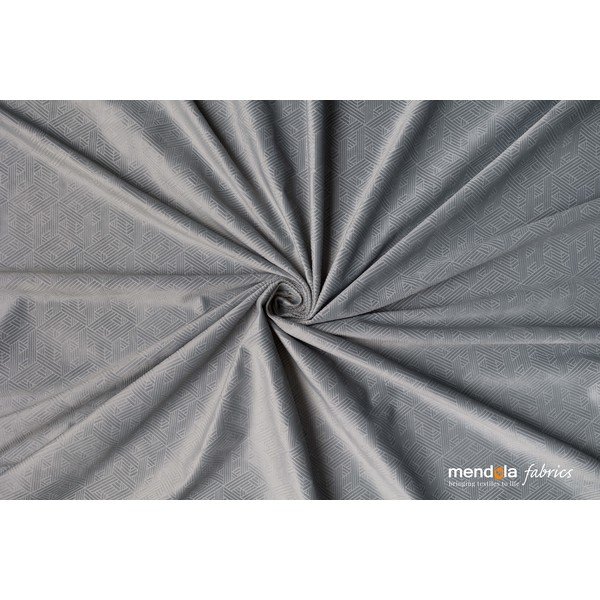 Szürke bársony függöny 140x260 cm Roma – Mendola Fabrics-image-1