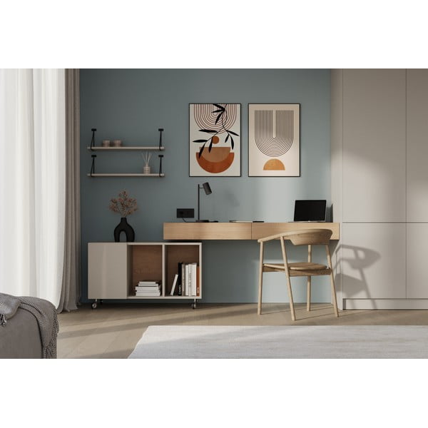 Fekete asztali lámpa fém búrával (magasság 35 cm) Veneto – GTV-image-1