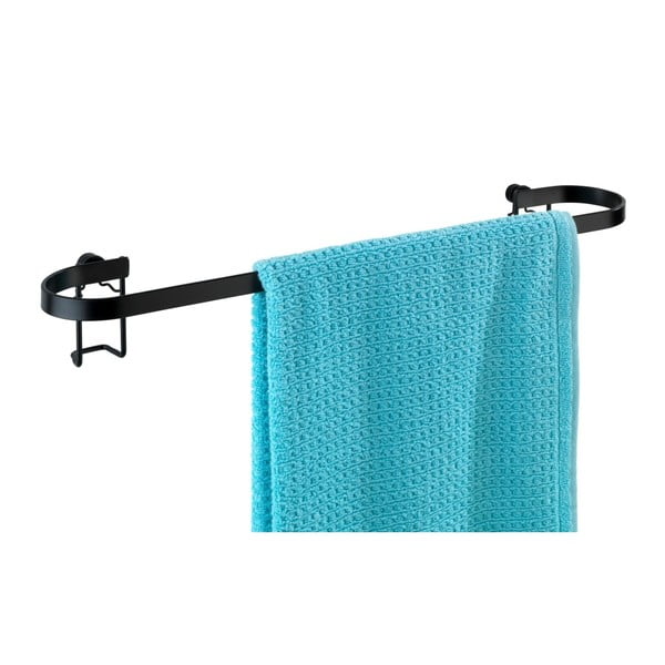 Classic Plus fekete kéztörlőtartó állvány - Wenko-image-3