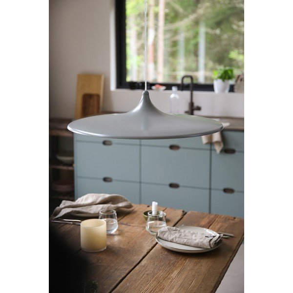 Szürke fém LED dimmelhető függőlámpa ø57x13 cm Beam – Markslöjd-image-1