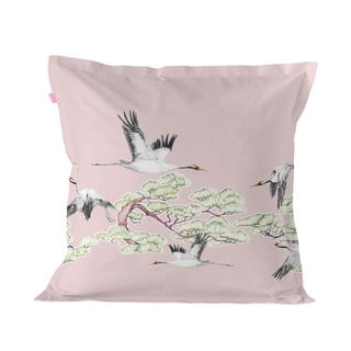 Basic Cushion Cover Cranes pamut párnahuzat, 60 x 60 cm - Happy Friday