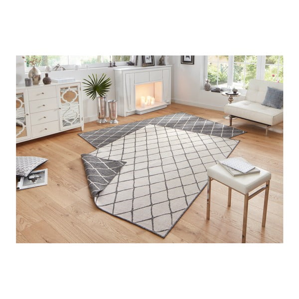 Malaga szürke-krémszínű kültéri szőnyeg, 160 x 230 cm - NORTHRUGS-image-2