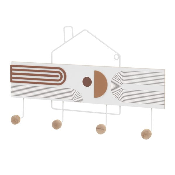 Fehér fali fogas Arch – Casa Selección