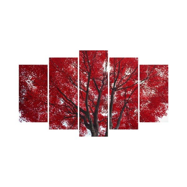 Red Passion többrészes kép, 102 x 60 cm - 3D Art
